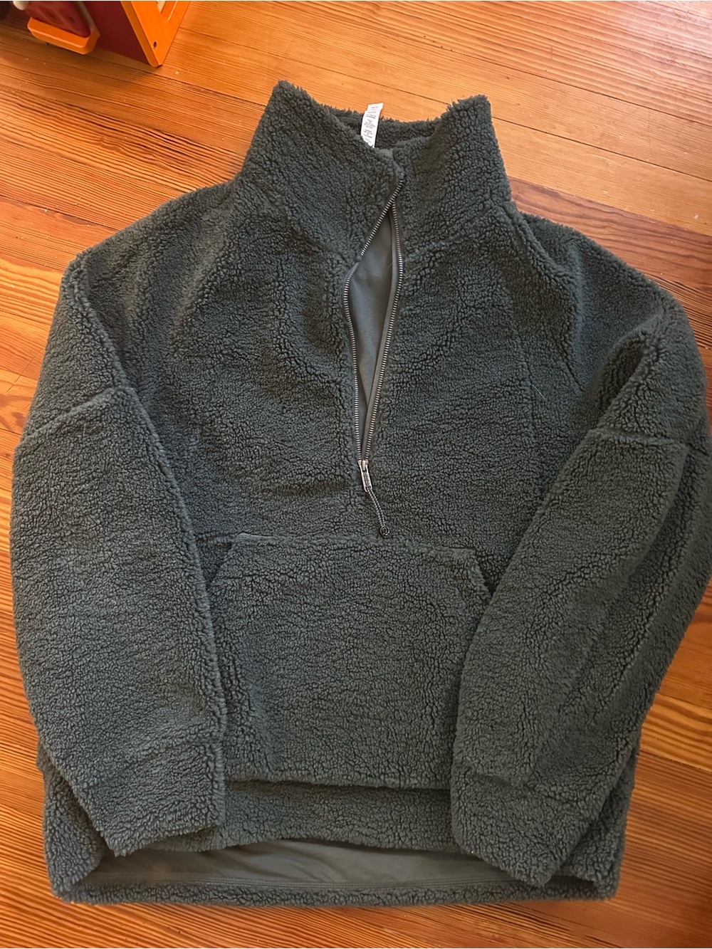 lululemon athletica Women's Half-Zip Sherpa Pullover - Dark Green